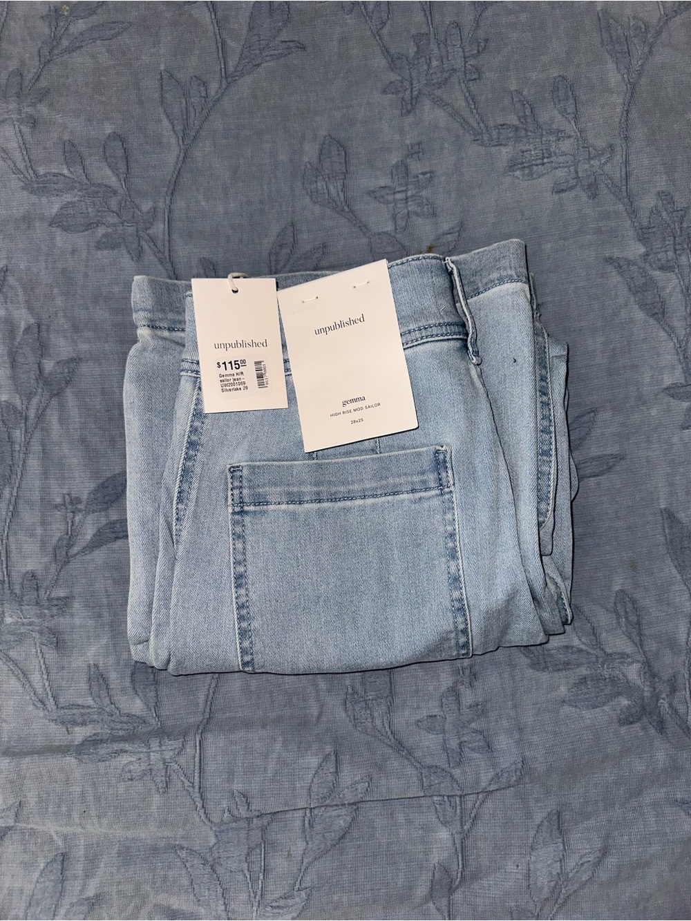 Unpublished Light Wash High-Rise Women’s Jeans NEW WITH TAGS!
